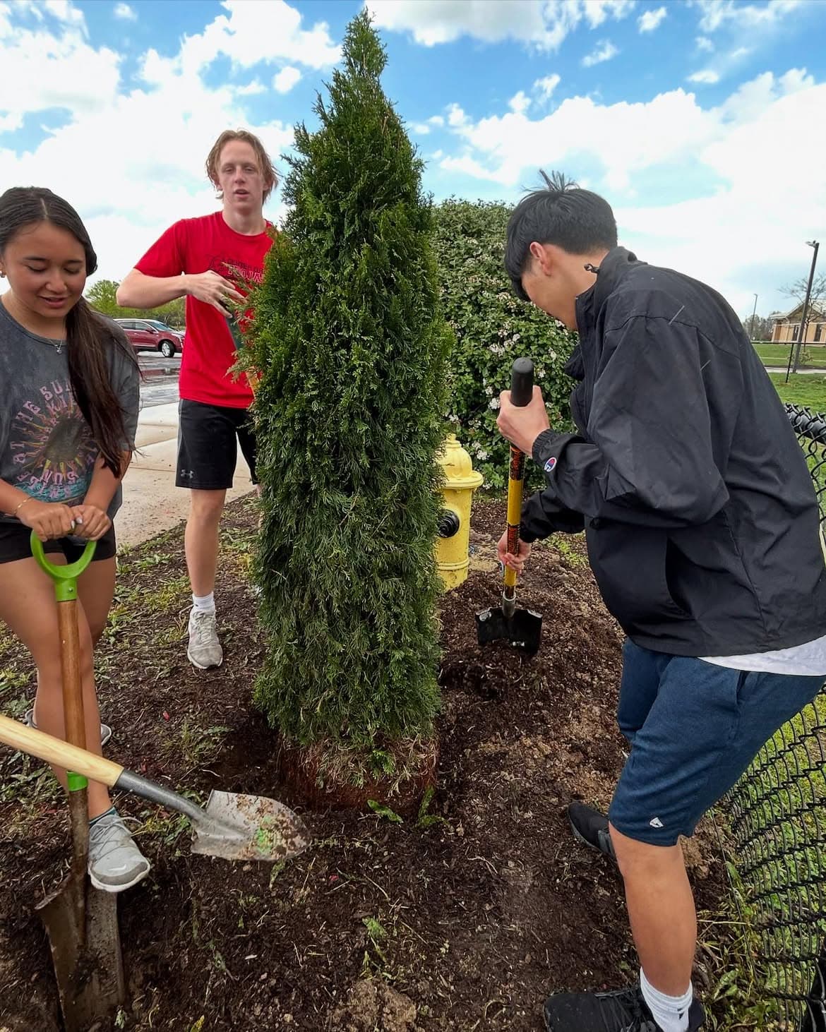 Earth Day Planting 24 25 1